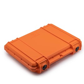Evergreen 85 Document Discrete Locking Storage Protective Case - Ideal for Harsh Environments, Flooding, Boating, Smoke Proof, Travel Safe/Mil Spec/Waterproof/USA Made - for Documents (Orange)