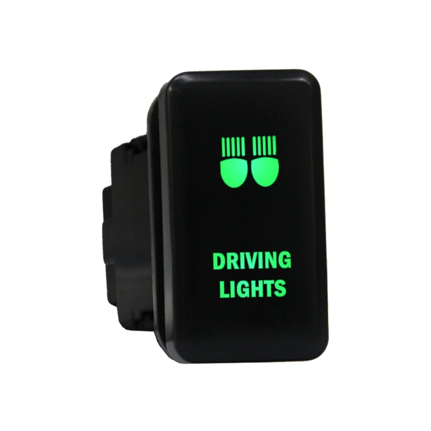 12V 3A ON-Off Push Switch 820G Laser Etched Driving Lights Dual LEDs in ...