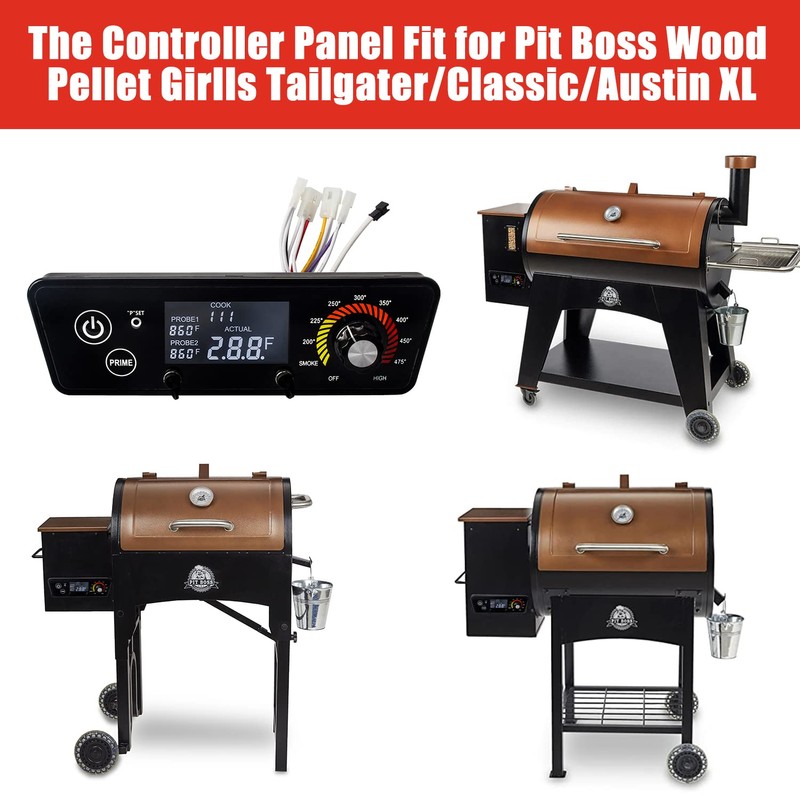 Digital Controller Kit for Pit Boss Grills P7-340/700/1000,Digital Trapezoid Control