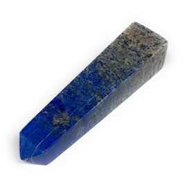 328.7g, 5.5"x1.3"x1.4", Natural Lapis Lazuli Tower Point Obelisks 4 Sided Healing from Afghanistan, Collectible, Home Decor, B30469
