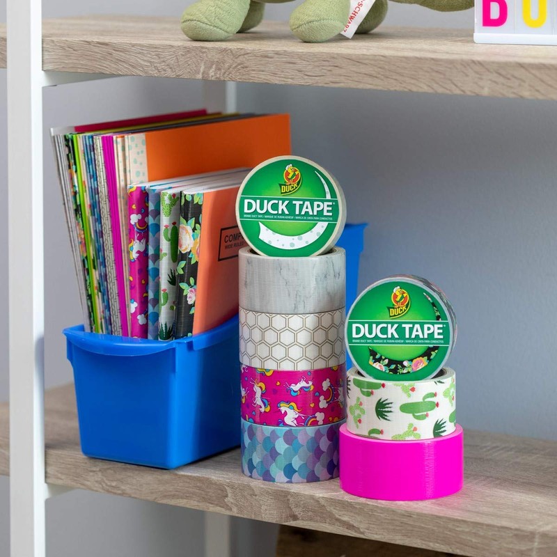 Duck Brand 241793 Printed Duct Tape, Single Roll, Honeycomb