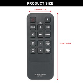 Beyution AKB74815311 Replacement Remote Control Compatible with LG SoundBar System AKB74815301 LAS453 LAS160B LAS260B LAS454B LAC553B