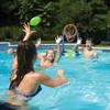 NERF Floating Pool Basketball Hoop + Football Target Net Set