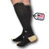 Fresh Legs Copper Compression Socks, Black, Medium