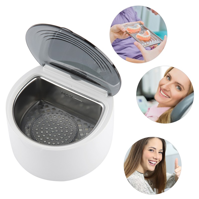 Ultrasonic Denture Cleaner Retainer Mouth Guard Cleaning Machine
