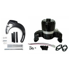 Rodspeedracing Small Block Chevy Alternator Bracket W/ Electric Water Pump SBC EWP LWP 350