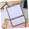GRIRIW Diet Household Tearable Notebook Menu Planner Fridge Calendar Meal