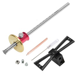 YOSELIN Dovetail Marking Jig Wheel Marking Gauge Tool Set, 1 Woodworking Pencil,1 Wheel Cutter for Hardwood,1 Bearing Wheel Cutter for Soft Wood, Precision Ground Steel Rod for Woodworking …