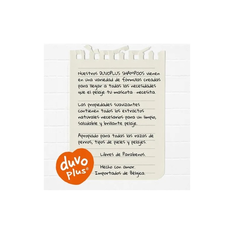 Shampoo Duvo Perro Desenrredante Facil Cepillado, 250 Ml