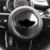 Carbon Fiber Steering Wheel Decoration Trim Decor Emblem Fit for