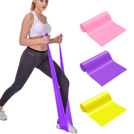 Bandas de Resistencia, Bandas Elásticas Fitness Vendas Acondicionamiento Físico,Juego de Bandas Elásticas para Ejercicio para Yoga, Pilates, Crossfit, Estiramientos, Musculacion