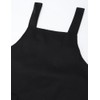 Edwin Apron, Adjustable Back Button, Plain, H-Shaped, Double Sided Pockets,