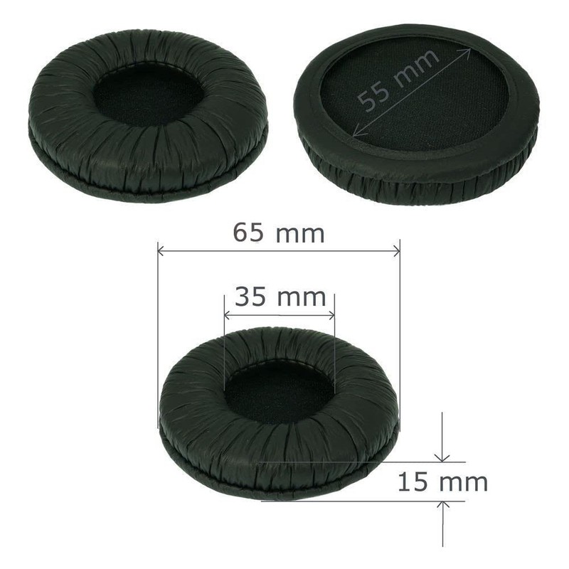 1 Paar Kopfhörer Ersatz Ohrpolster, SunshineTronic Ohrpolster 65mm(für Kopfhörerdurchmesser zwischen