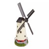 Accent Plus Lighthouse Solar LED Windmill Statue Patio Lawn Garden