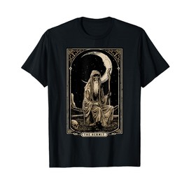 Hermit Tarot Card Shirt Gothic Tarot Fortune Teller Occult T-Shirt