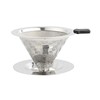 Liroyal Coffee Dripper Stainless Steel for 2-4 Cups, Stainless Steel