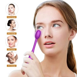 KELITE- Varita masajeadora de ojos personal con masaje corporal para ojos, tratamiento vibratorio facial para aliviar las ojeras