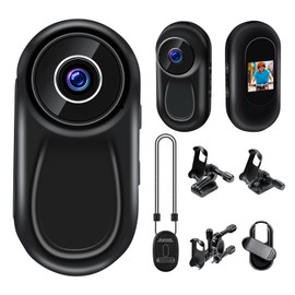 TANGMI Body Camera with Audio and Video Recording Mini Action Camera 1080P Thumb Size Vlogging Cam Portable Wearable Camcorder with 360 Rotate Clip, Magnetic Clip for Traveling,Cycling,Outdoor Sports