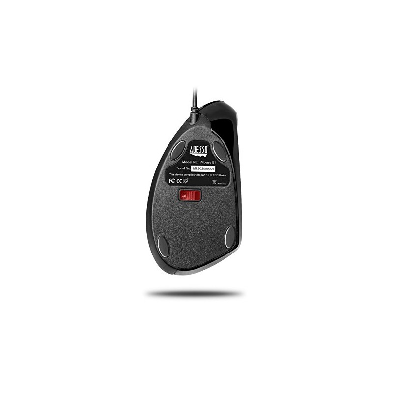 Adesso iMouseE1 - Vertical Ergonomic Illuminated Optical 6-Button USB Mouse