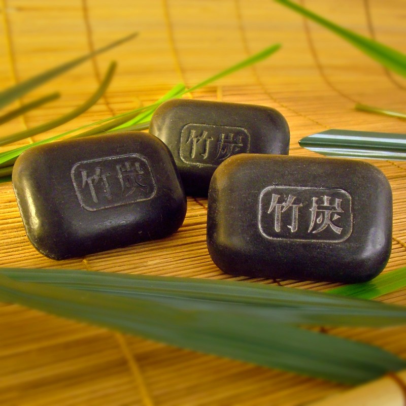Bamboo Charcoal Soap For Soothing Dry Irritated Skin - 3