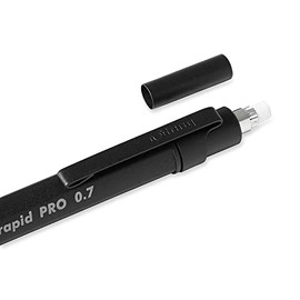 rOtring Rapid PRO - Portaminas, Negro mate, 0.7 mm