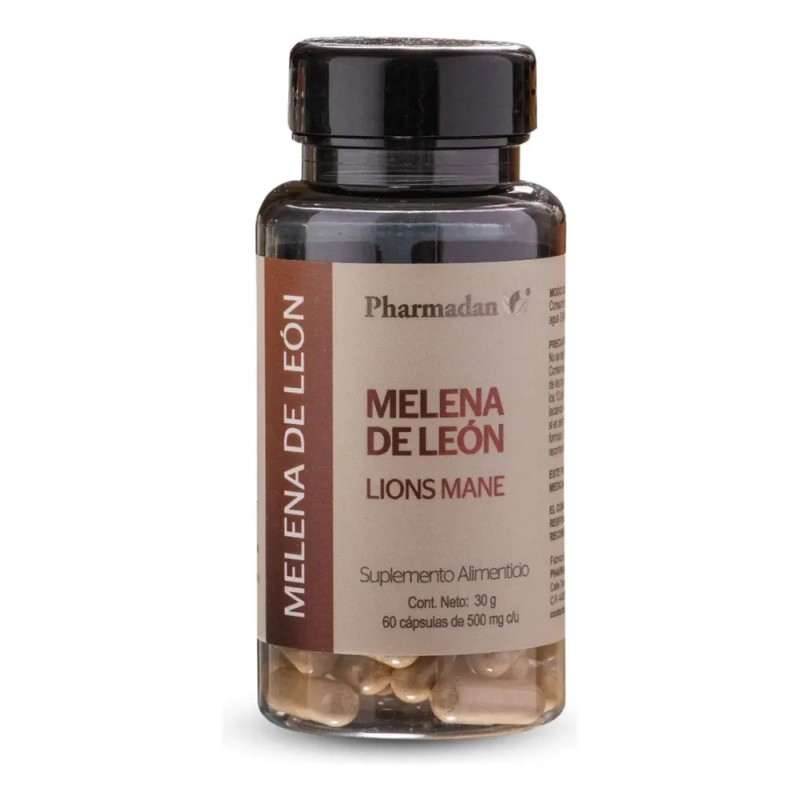 Melena De Leon Lions Mane Pharmadan 60 Caps