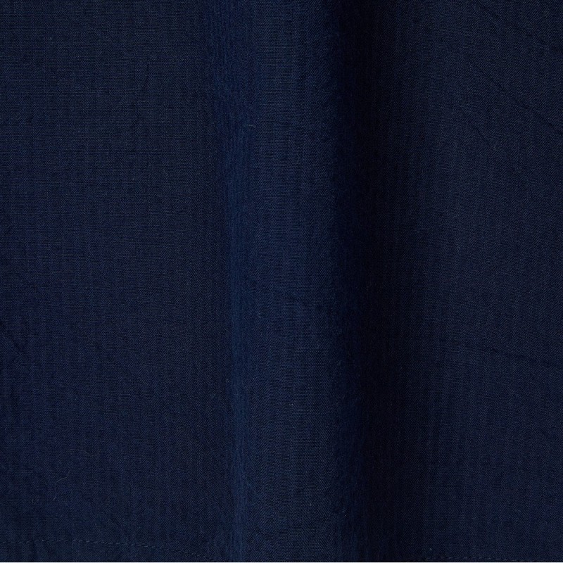 JAJU [JAJU] Men's Seersucker V-neck 5/10 sleeve Pajama Set_Navy