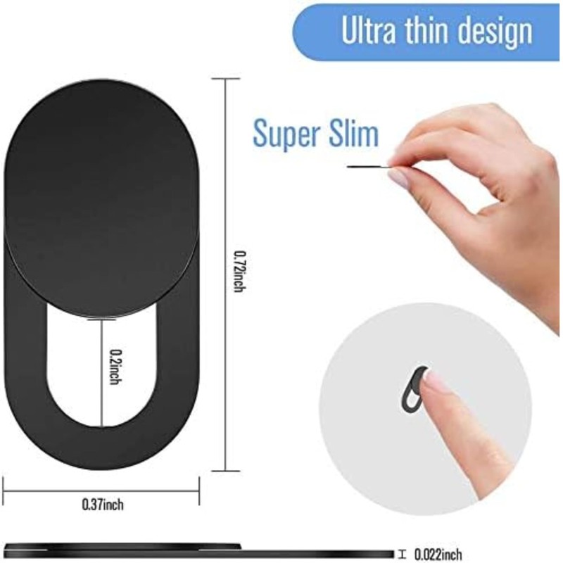 Webcam Cover Ultra Thin 1-6 Pack Camera Privacy Security Sticker