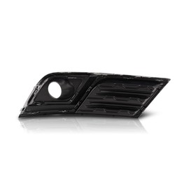 For Chevy Traverse Fog Light Cover 2013 14 15 16 2017 Passenger Side | Black/Chrome | DOT/SAE Compliance | GM1039148 | 20988620