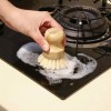 Veraly Kit Limpieza Cocina Cepillo Lava Trastes Con Base Madera