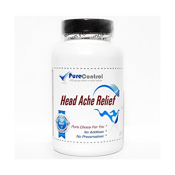 Natural Head Ache Relief // 90 Capsules // Pure //