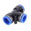 35Pcs OD 4/6/8/10/12/14/16mm Air Hose Pneumatic 3 Way Tee Union