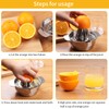 Stainless Steel Fruit Lemon Juicer,Manual Juicers Fruit Hand Squeezer For