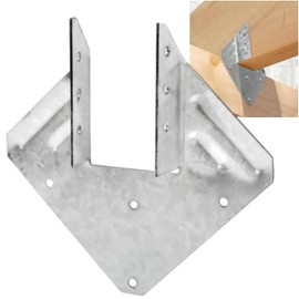 20 Pack 18-Gauge Hurricane Ties for Rafter, Heavy Duty Hurricane Straps, Robust Hot Galvanized Rafter Hanger Brackets, Joist Hangers for 2X Deck Joists