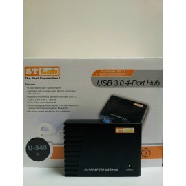 ST-LAB 4 Port SuperSpeed USB 3.0 External Hub with 2A PS