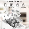 iMounTEK Portable Countertop Ice Maker 33Lbs/24H Self-Cleaning Scoop Basket Ice