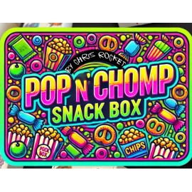 Mystery Vibe Snack Box  : The Pop and Chomp Box - Perfect Gift / Care Package !