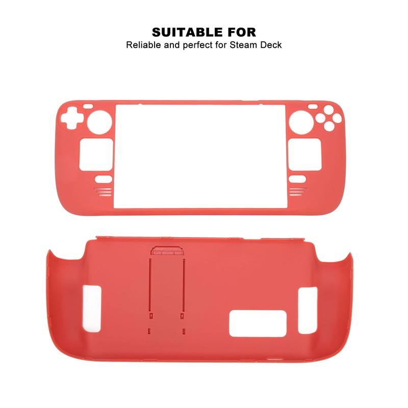 Kickstand Case for Steam Deck Hands Free Full Protection Fingerprint