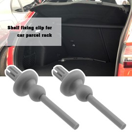 VGOL 4 Pieces Car Rear Parcel Shelf Clips 1122014 Compatible with Fiesta Mondeo MK3 2000-2007 Plastic Parcel Shelf Compartment Straps Cord Fixed Clips Clamps