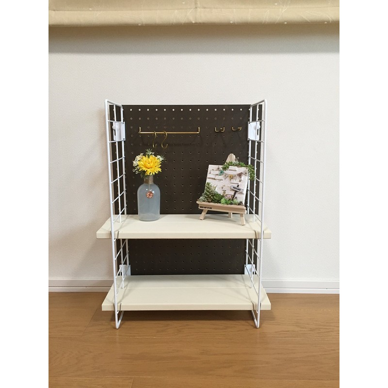 WAKI Perforated Board Classic Exclusive Brass Hangers