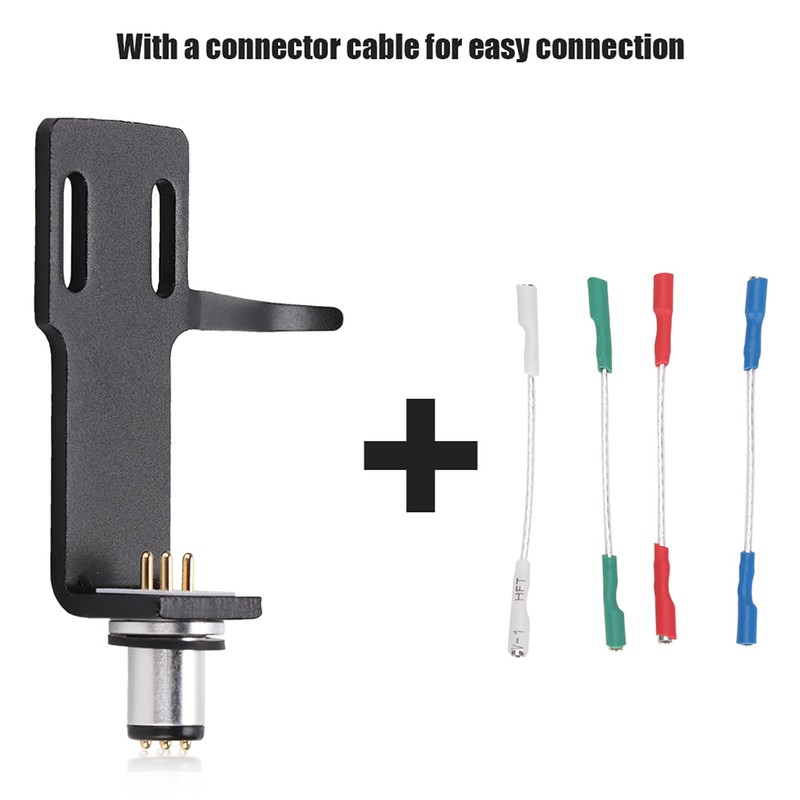 Phonograph Head Shell, Aluminium Alloy Stylus Holder Universal LP Turntable