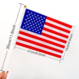 LZXING 226 Countries International Flags of the World Small Mini Hand Held Flags on Stick,All Countries Flags,8.2 x 5.5 Inch