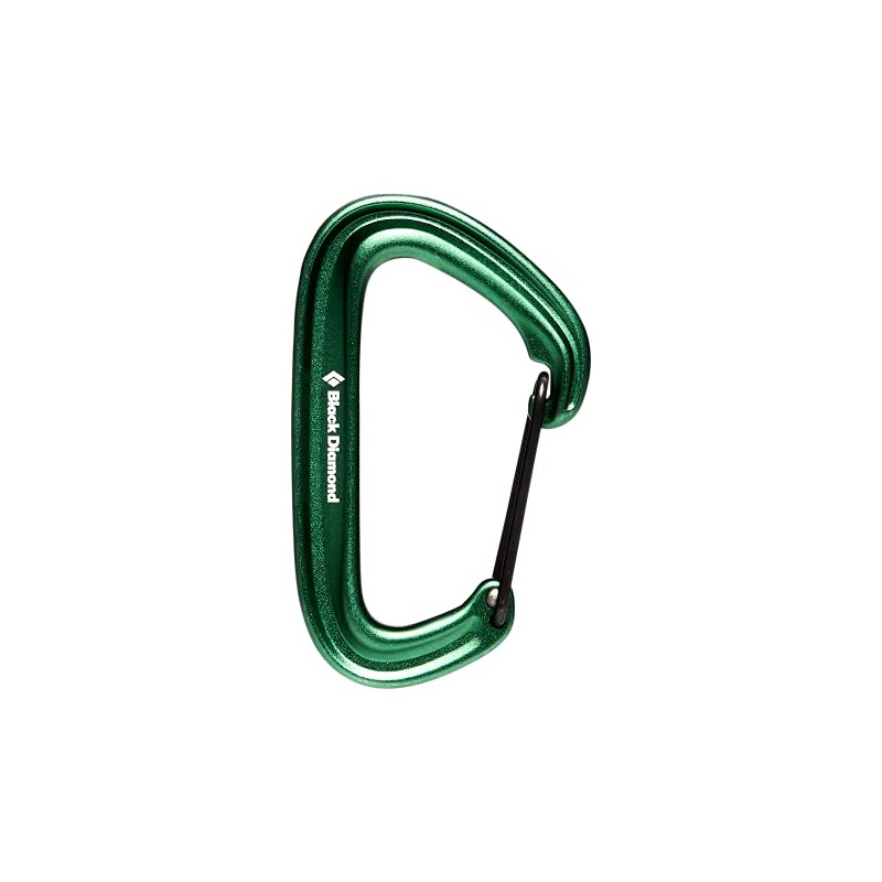 Black Diamond Equipment Litewire Carabiner for Rock Climbing, Green