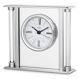 Bulova B2454 The Pearl Tabletop Clock