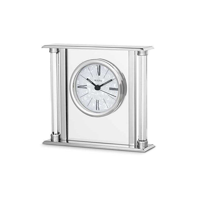 Bulova B2454 The Pearl Tabletop Clock