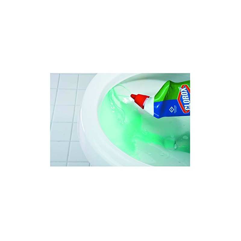 Clorox 00031CT Toilet Bowl Cleaner with Bleach, Fresh, 24oz Bottle