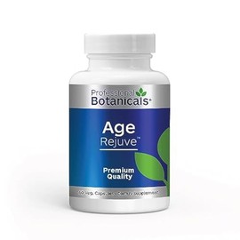Professional Botanicasl Age Rejuv - Suplemento antioxidante y antienvejecimiento con vitamina A, C, B6, zinc, selenio, mezcla de hierbas para una piel