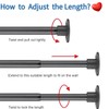 Heavy Duty Shower Rod - Industrial Shower Curtain Rod Wall