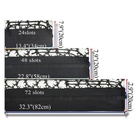 Lopenle Snowflake Colored Canvas Pencil Wrap Sketch Roll Up Holders Coloring Pencil Organizers for Artist Adult Travel Storage with 24 Slots