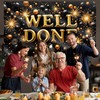 "Well Done"-Banner – Congratulations Banner – Congratulations Decorations – We